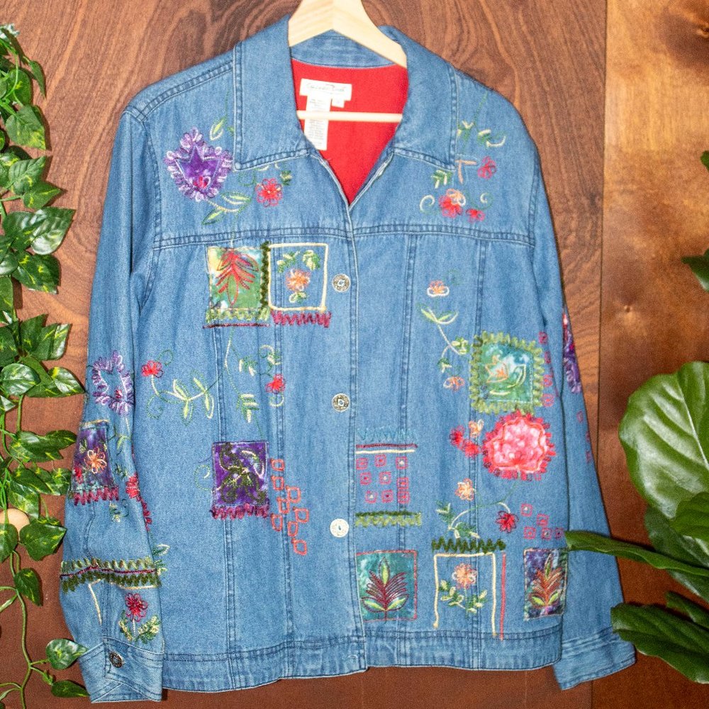 Jean Jacket with embroidery